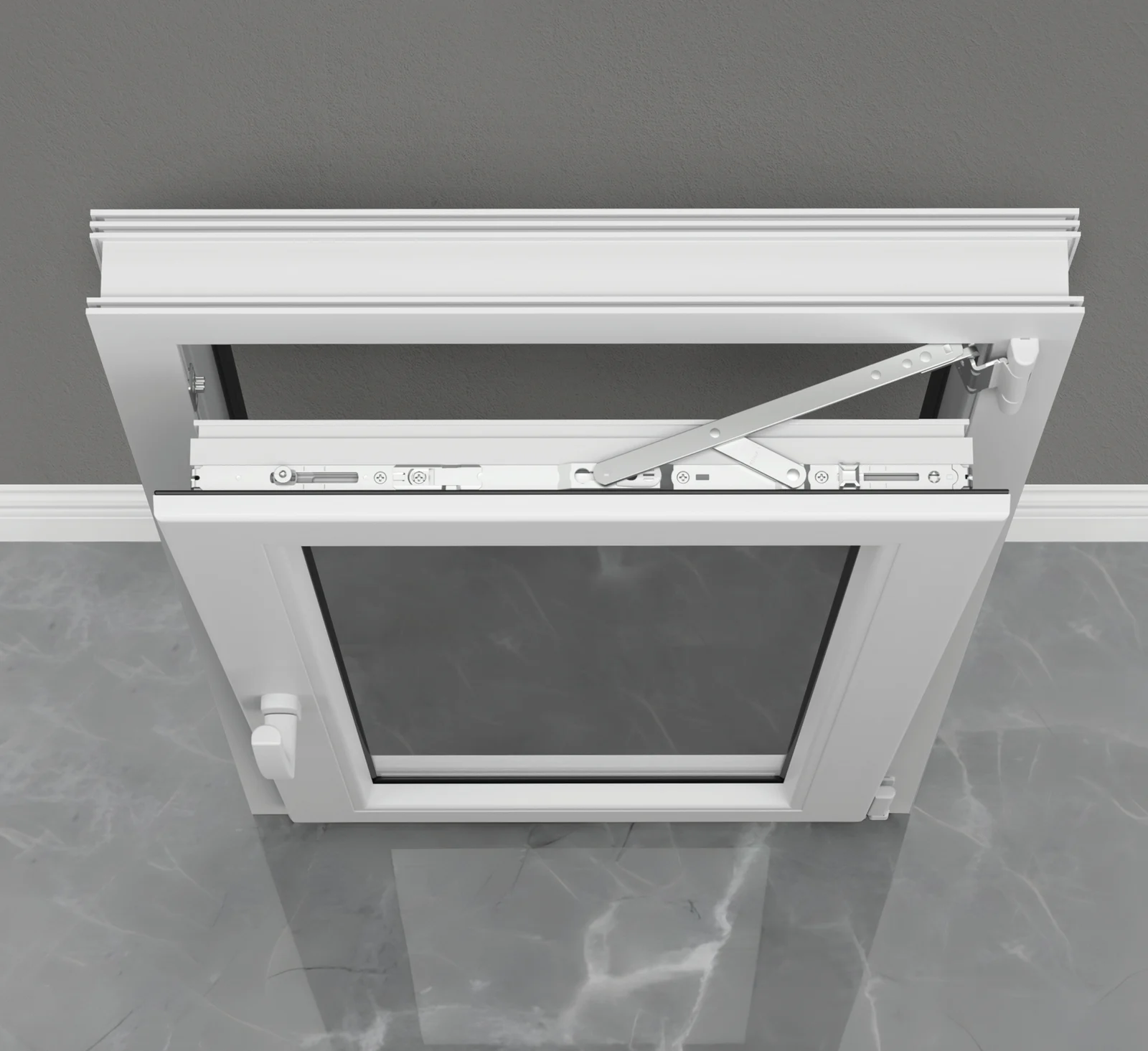 Oscilobatiente · Cota fija: herrajes REZE para ventanas
