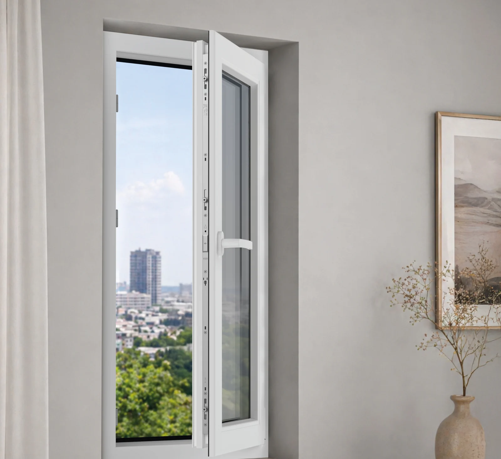 Practicable: herrajes REZE para ventanas