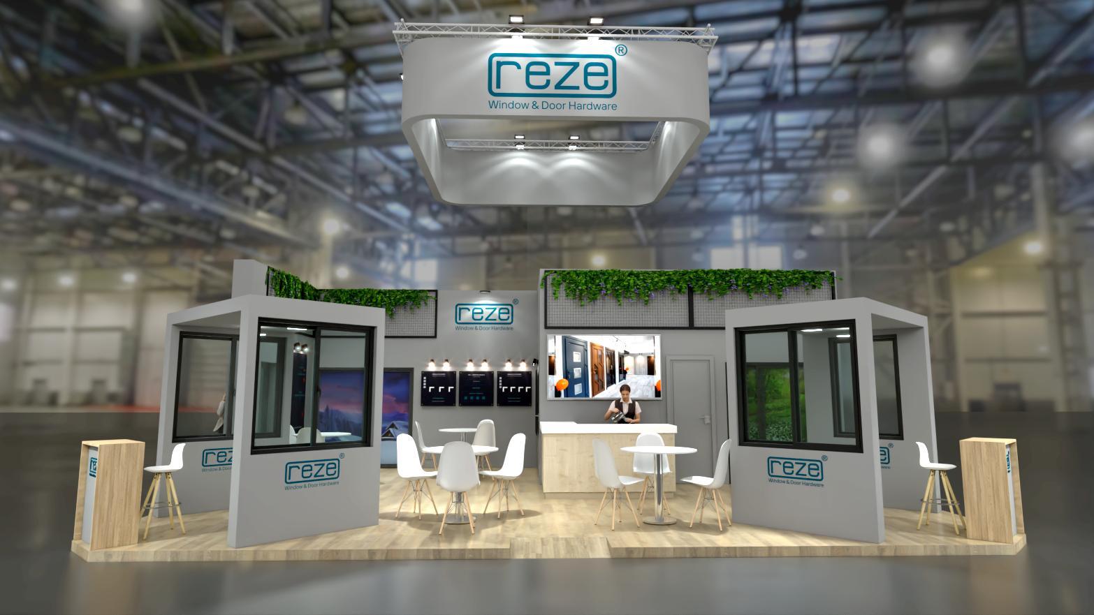 Diseño del stand REZE para VETECO 2026